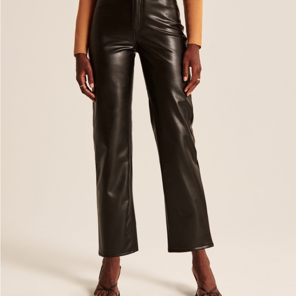 Abercrombie & Fitch Black Straight Leg Pants